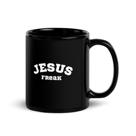 Jesus Freak. Black Glossy Mug