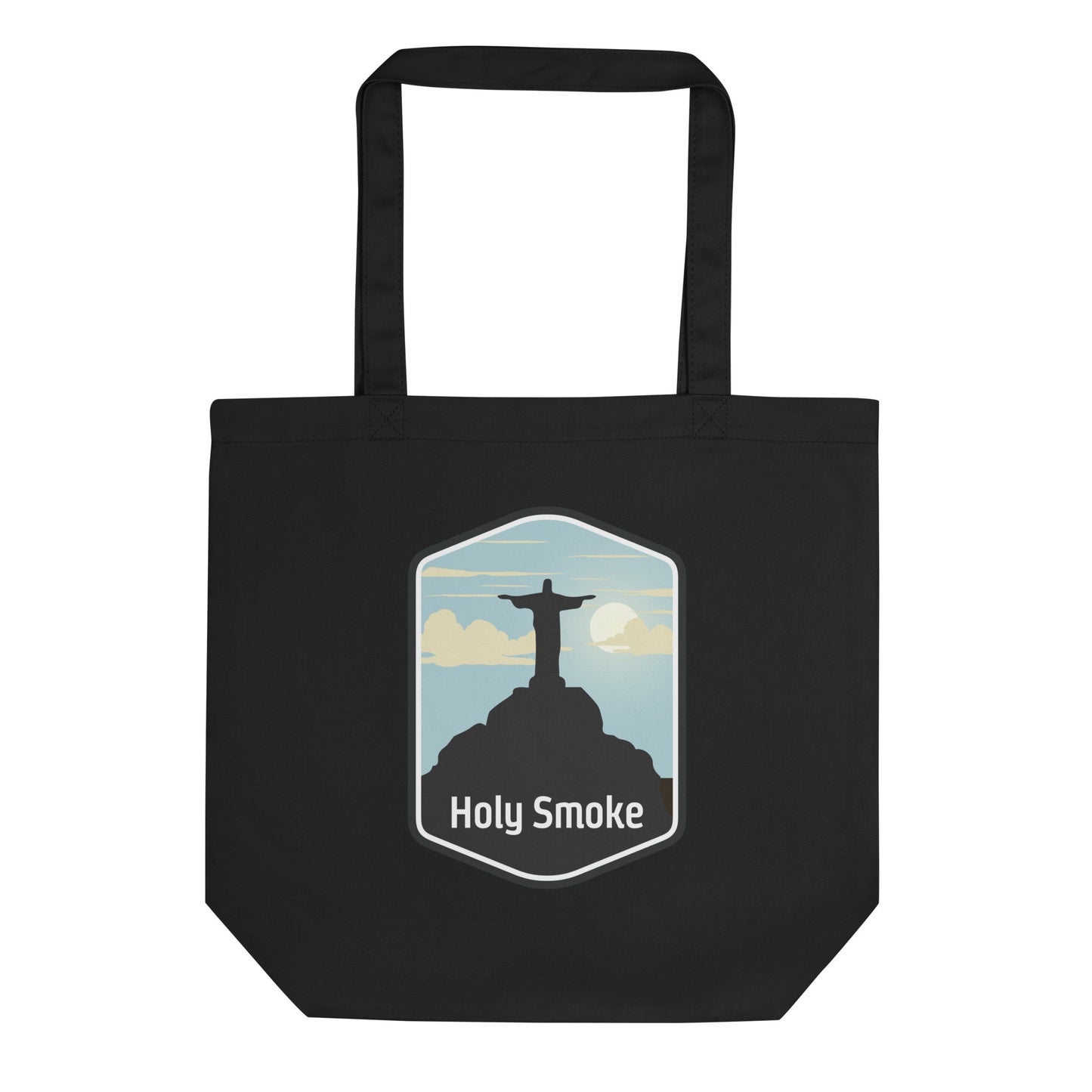 Holy Smoke Bag with bible verse. Eco Tote Bag