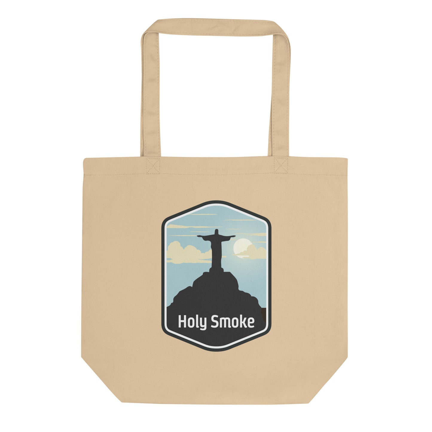 Holy Smoke Bag with bible verse. Eco Tote Bag