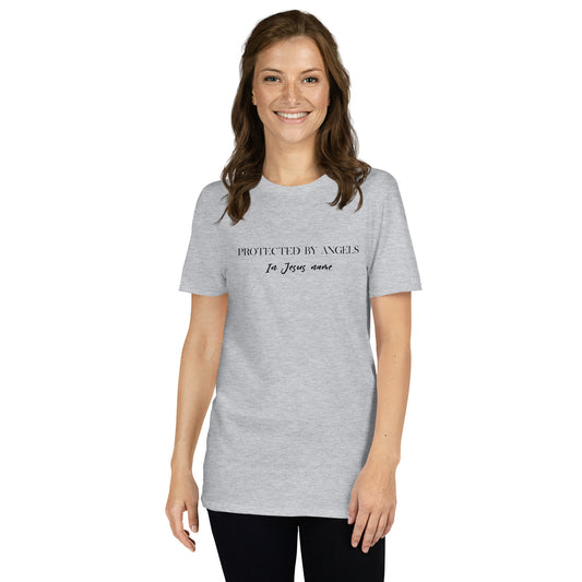 Protected by Angels: Short-Sleeve Unisex T-Shirt