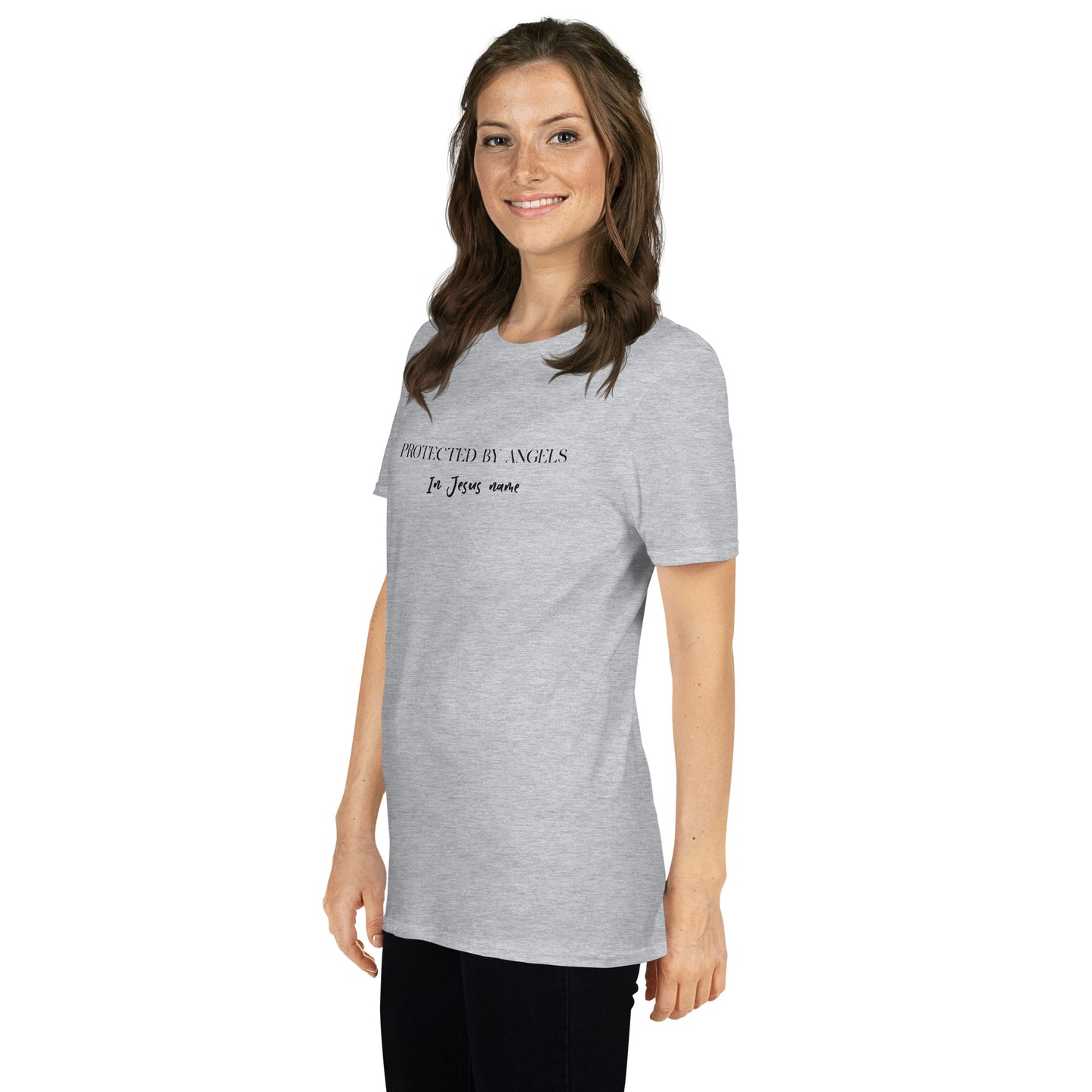 Protected by Angels: Short-Sleeve Unisex T-Shirt